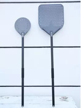 Пицца с твердым покрытием и длинной ручкой, 9/8/7 дюйма