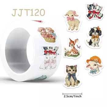 PickJoy рулонные наклейки с животными