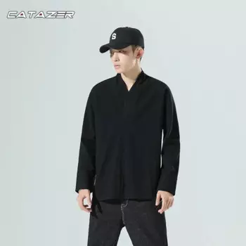 Пиджак кунг-фу из 100% хлопка, костюм дзен буддийский монах для медитации, топ тайчи, униформа для боевых искусств ханьфу, мужской костюм Тан