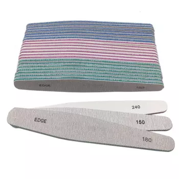 Пилки для ногтей, 60 шт./лот, 150/180/240