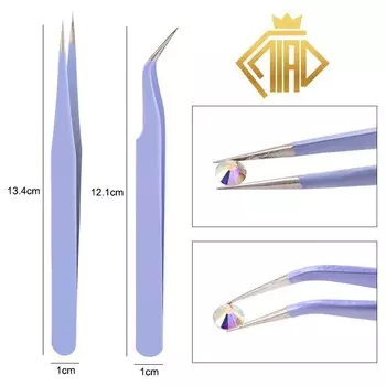 Пинцет из нержавеющей стали, Новый Высокоточный Антистатический пинцет для шитья