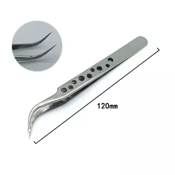 Пинцет высокой эластичности с тонкими наконечниками из нержавеющей стали