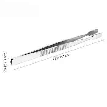 1 шт. Пинцет для штампов инструменты для коллекционеров из нержавеющей стали для Филателия щипцы для бровей щипцы для пайки щипцы ручные инструменты для пайки