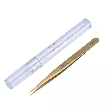 Прецизионный Пинцет из нержавеющей стали, пинцет, пинцет серии VETUS MCS-12 с прямыми наконечниками, промышленный Пинцет для электроники