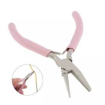 Pink ChgImposs 5 Inch Round Nose Pliers