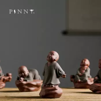 Статуя Будды PINNY из фиолетовой глины