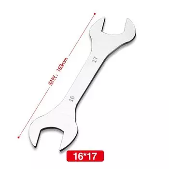 PIPES Хромованадиевый гаечный ключ 16-17 мм