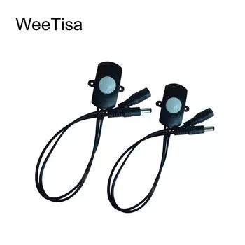 PIR датчик движения WeeTisa черный пластик 5-24В