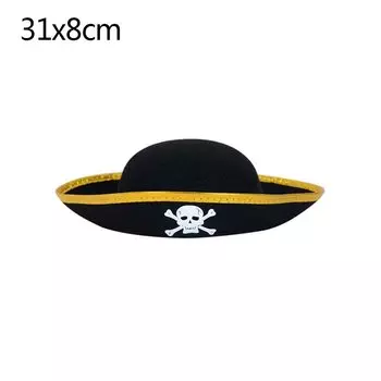 Пиратская шляпа из войлока xunyihappy