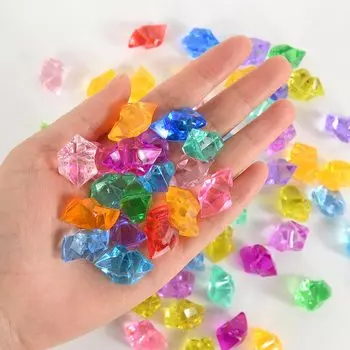 Пиратские сокровища акриловые кристаллы 50 шт ZQNYCY