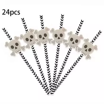 Пиратские соломинки на Хэллоуин