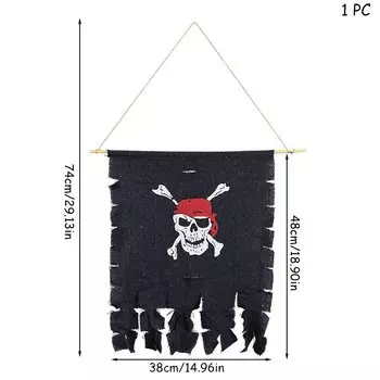 Пиратский флаг-подвеска ZQNYCY