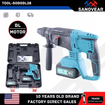 Пистолет для заклепок SANOVEAR с литиевой батареей, полностью автоматический пистолет для заклепок с одним нажатием, промышленный инструмент для заклепок