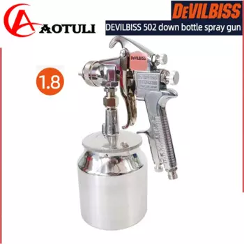 Пистолет-распылитель DEVILBISS для автомобильного пневматического пистолета, профессиональный инструмент, размер сопла 1,8 мм вниз, мл, сопло с высоким распылителем