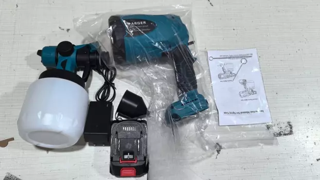 Пистолет-распылитель краски Электрический ручной, 21 в