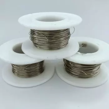 Нихромовая проволока, диаметр 0,5 мм-4 мм Cr20Ni80, 19 размеров, 10 м/5 м/1 м