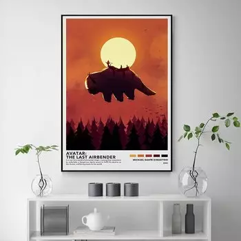 Плакат Аватар Последний маг воздуха MINISO