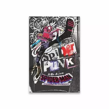 Плакат «Человек-паук: Через вселенные» MINISO