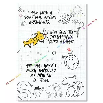 Плакат Маленький Принц и Лиса на холсте