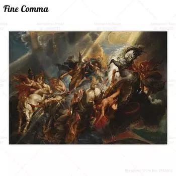 Плакат «Падение Фаэтона» Fine Comma Style