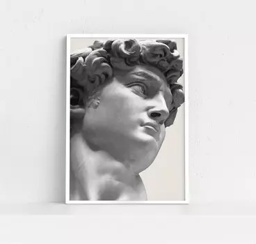 Плакат "Статуя Давида", Fashionista