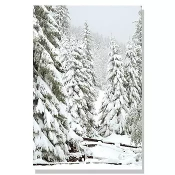 Плакат "Зимний лес" AliPaint