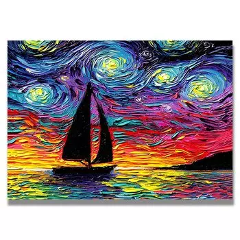 Плакат "Звездная ночь" АлиПэинт