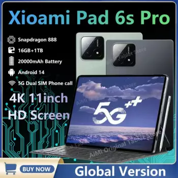 Планшет 15 Pro на Android 13 Mi, 11 дюймов, 16 ГБ, 1 ТБ, 2024 мАч