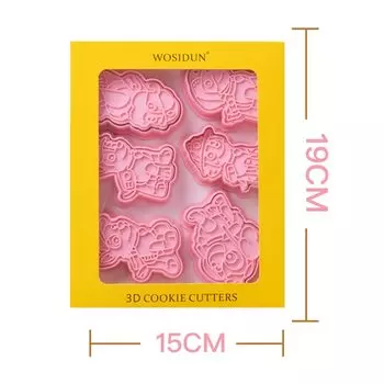 Пластиковая 3D Форма «Сделай Сам» Из «Щенячьего Патруля» Для Торта И Печенья, Многофункциональный Инструмент Для Выпечки