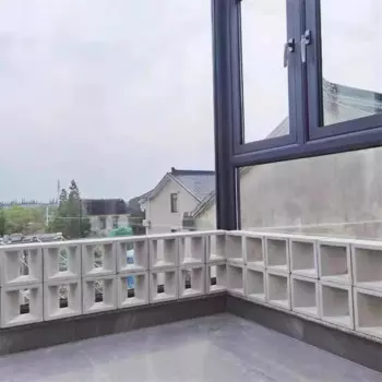 Пластиковая форма для окна DIY, цементного цветка, двора, антиквариата, древнего парка, ограждения двора, решетчатого бетона