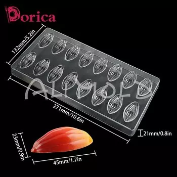 Пластиковая форма для шоколада Dorica