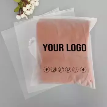 Пластиковая матовая подарочная сумка