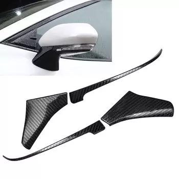 Пластиковая накладка на базовую крышку зеркала заднего вида из углеродного волокна, подходит для Toyota Camry SE XSE XLE L LE 2018 2019 2020 2021 2022