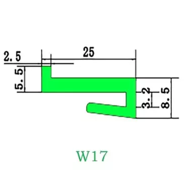Пластиковая направляющая подкладочная лента