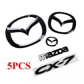 Пластиковая передняя наклейка автомобиля, задняя крышка багажника, эмблема на руль для Mazda CX-7 CX7 3D, замененная наклейка на кузов, украшение