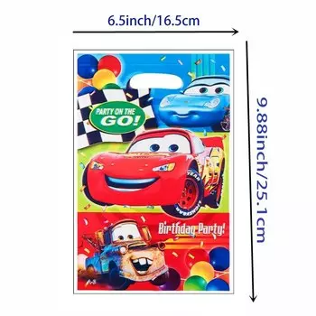 Пластиковая подарочная сумка Disney Cars