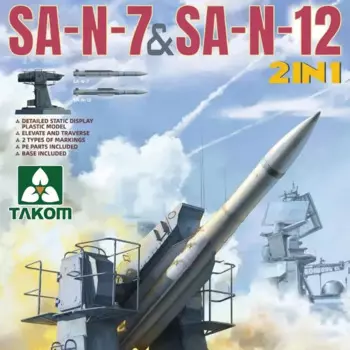 Пластиковая Сборная модель TAKOM в комплекте, модель 2136 России, телефон стандарта корабля-самолета, ракета 2 в 1