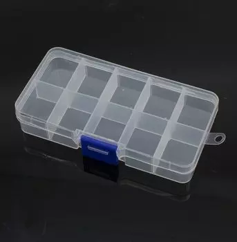 Пластиковая шкатулка для хранения украшений