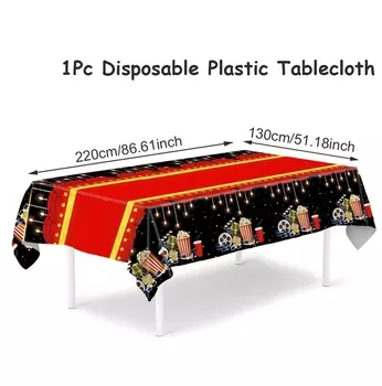 Пластиковая скатерть для вечеринки FENGRISE 130x220 см