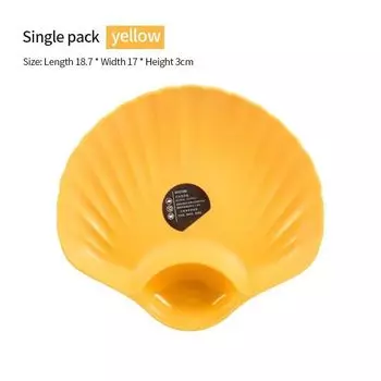 Пластиковая тарелка для закусок