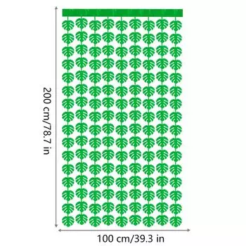 Пластиковая тропическая занавеска