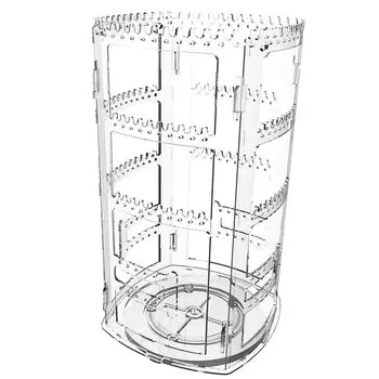 Пластиковая вращающаяся подставка для сережек Velishy