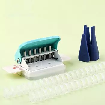 Пластиковое кольцо-открывалка OOTDTY синего цвета