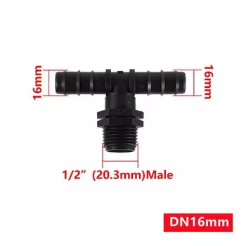 Пластиковые 3-ходовые соединители для шланга Adhere To Fly 5 шт.