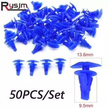 Пластиковые Автомобильные крепежные зажимы, 50 шт./компл., автомобильная лента, уплотнительные зажимы для дверей и окон, подходят для Nissan, подходят для Toyota