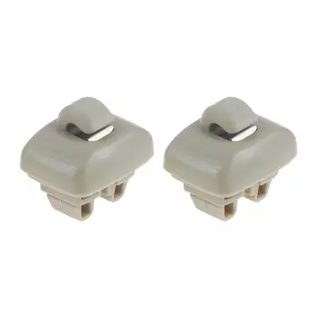 Пластиковые Автомобильные передние зажимы для солнцезащитного козырька, 2 шт., фиксатор крышки крючка 4B0857562 для Audi TT A6 Allroad Quattro AVANT S6 1998-2005 06