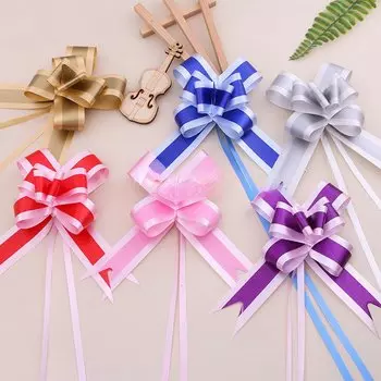 Пластиковые банты для подарков, 5 шт.