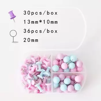 Пластиковые булавки для доски ALLTU