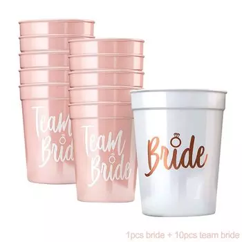 Пластиковые чашки для девичника xunyihappy