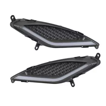 Пластиковые дневные ходовые огни мотоциклетных фар для Yamaha LC135 V1